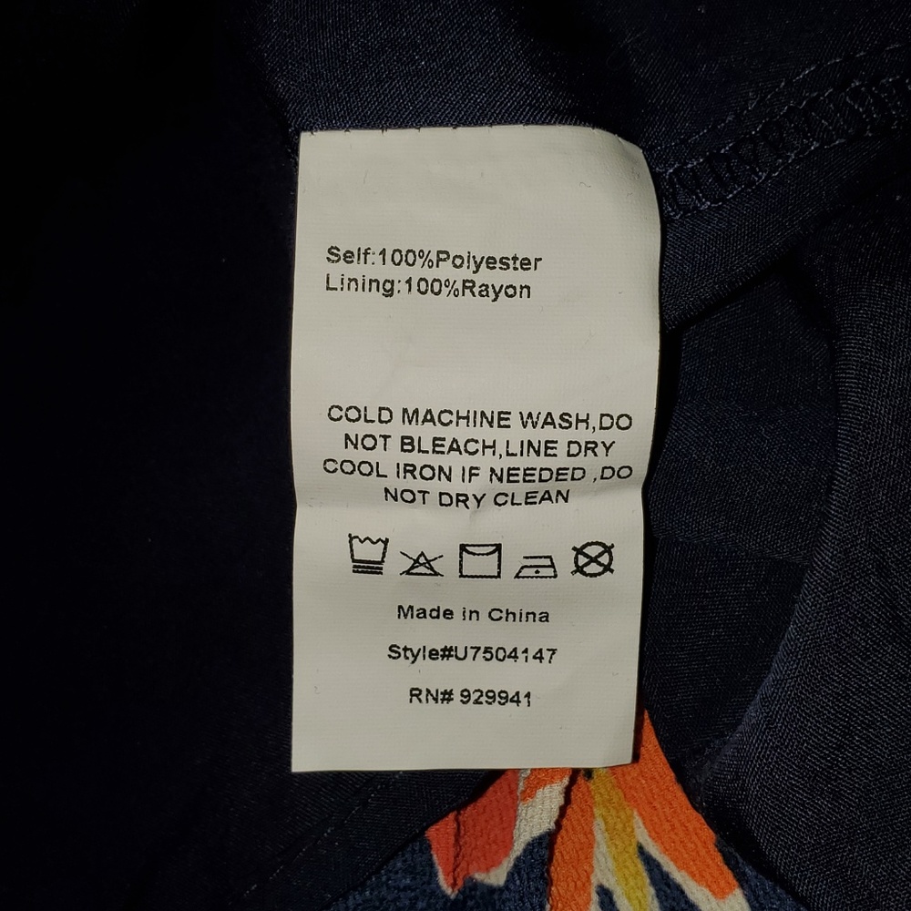 Suzanne Betro Navy Floral Dress - Picture 7 of 9